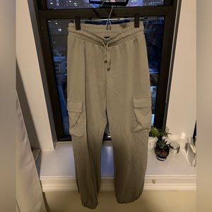 ZARA army green cargo pant joggers